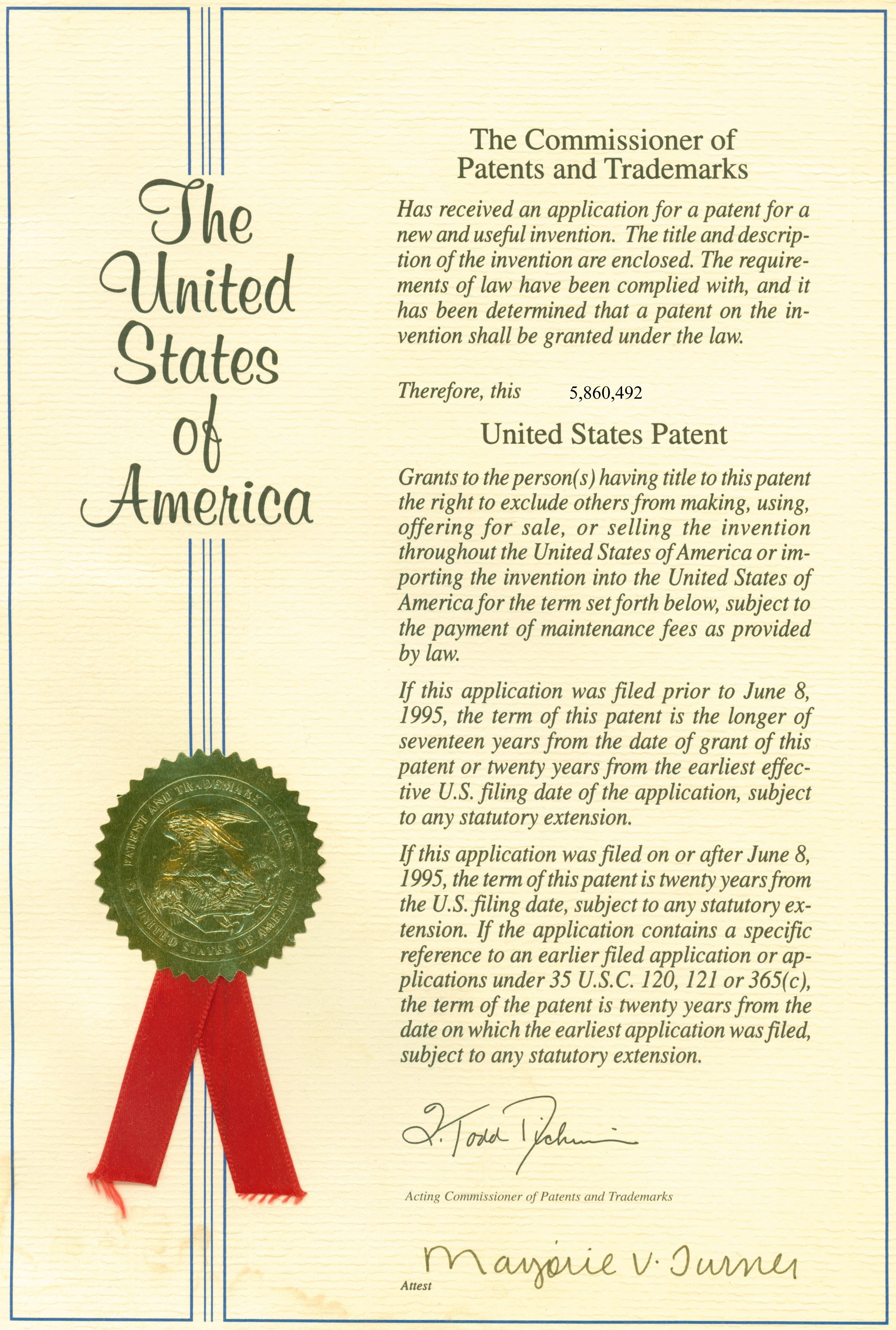 United States Patent Cover